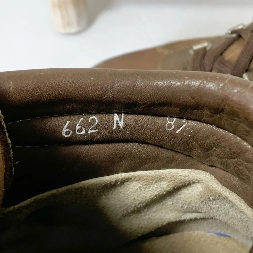 L. L. Bean Vintage Cowhide Leather Hiking Gore-Tex Boots Size 8.5 Mens